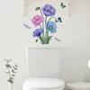 Raamstickers Bloemen Planten Muursticker Voor Badkamer Wc Decor Home Decoraties Decals