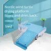 Dekor-Plataforma de escalada multifunktionale para tortugas, Casa de Escape para paisajismo, Villa, tanque de tortuga, isla flotante