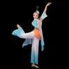 classical dance performance for women, elegant Chinese style umbrella dance, fan dance, yangko dance performance 51V0#