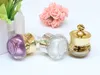 Bouteilles de stockage 5g couronne blanc or violet luxe Mini bouteille de crème pot vide contenants cosmétiques pots en acrylique 20 pièces