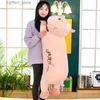 Stuffed Plush Animals 110cm Little Pig Plush Toy Cute Filler Animal Little Pig Plush Soft Baby Soda Doll Sofa Cushion Home Decoration Pillow Girl Birthday Gift240327