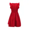 Borntogirl Элегантные вечерние официальные платья для женщин Уличная одежда Fi Sleevel с высокой талией Сексуальные красные платья Dr Vestidos Y2K 2023 h31H #