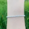 925 Sterling Silber Perlen Armbänder für Frauen handgemachte rote Faden Seil Armband Freundschaft Armreif Glück Schmuck Mädchen Dame Geschenk 240315
