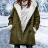 2023 neue Fi LG Wintermantel Frauen Kleidung Wolle Liner Mit Kapuze Parkas Schlank Mit Pelz Kragen Warme Winter Jacke Frauen 5XL m1ed #