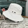 Women's Beach Bucket Hat Designer Stingy Brim Hats Fashion Drawstring Travel Cap