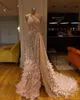 feather Glitter Mermaid Prom Dres Champagne Sequins Side Split Formal Evening Dr Custom Made Sleevel Party Gown p6xb#