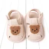 Sandalet bebek bebek kız kızlar ayakkabı çizgi film ayı tavşan hafif nefes alabilen yumuşak kaymaz bebek sandaletler yürümeye