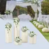 Вазы 5шт картонная ваза столбцы колонна для украшения свадебной вечеринки цветочный подставка для цветов