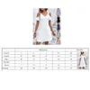 Casual Dresses Summer Women's Beach Dress Solid Color Elegant V Neck Short Sleeve Sexig off-the-shoulder Slim Cami S-2XL