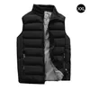 Gilet da uomo Gilet casual da uomo Giacca ispessita senza maniche in cotone imbottito caldo cappotto traspirante antistatico per l'autunno inverno Rosso Blu D Dhny6