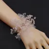 Brautgelenk von Corsage Schöne Hand FR Armband Luxus Hochzeit Brautjungfer Schwestergruppe Armband Ribb Akquireien M8ZW#