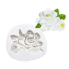 Bakning Mögel Flower Gardenia Frangipani Silicone Mold Sugarcraft Chocolate Cupcake Harts Fondant Cake Decorating Tools