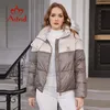 Astrid 2022 Cappotto da donna invernale Donna Parka Fi Giacca calda Casual Ctrast Cuciture a colori Allentato abbigliamento femminile Design n1Xm #