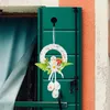 Fiori decorativi 2 pezzi Porta anteriore Ghirlanda di uova Regali Zucche essiccate per artigianato Ghirlande pasquali in schiuma