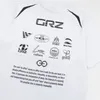 T-shirts pour hommes Grailz Vintage Jersey Racing Logo Imprimer T-shirt Blanc Noir Hommes Femmes Tendance À Manches Courtes