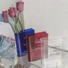 Wazony Nauczyciele Docenienie Prezent Wyczyść akrylową książkę Wazon Wazon Estetyczny Kwiat dla domowego wystroju biura