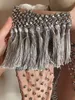 Novo sier sexy brilhante rhineste bodysuits para mulheres gola alta drag queen outfits com borla las vegas festival carnaval wear o846 #