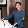 Service de nettoyage de chambre d'hôtel Uniforme Lg Sleeve Femme Housekee Property Sales Department Cleaner PA Shop Mall Tante Travail U2jo #