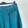 Pantaloni taglie forti da uomo Girocollo ricamato e stampato in stile polare estivo con puro cotone da strada 4tw23