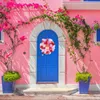 Couronne de fleurs décoratives pour la saint-valentin, décoration créative pour anniversaire de Couple, Arrangement mural suspendu pour l'amour