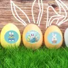 Gift Wrap 500st Happy Easter Sticker for Kids Egg SEALING Labels Självhäftande klistermärken Spring R7ub
