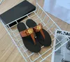 Luxury Flat Women Slides Sandalias Designias Designias Suminicias Summer Ladies Flip Flip Flip