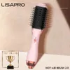Lisapro OneStep Air Brush 20 Soft Touch Pink hårtork Multifunktionellt Styler Tool 3 i 1 Blow Comb 240329