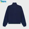 Bluzy z kapturem Yiciya Bluzy Bluzy Kobieta ubranie Ostrocie Downown Kołnierz Pullovers Streetwear Long Rleeve Tops Spring Blushirts