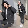 2024 New Winter women Warm Down Cott Jacket fi hooded Thick Puffer clothing Short coat casual Loose outerwear female R022 o7eb#