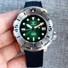 腕時計20bar Tandorio Monster Knight Diver Steel Mechanical Men Watch Sunburst Blue/Green/Red S NH36 Movt Bracelet Sapphire