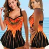 Maillots de bain pour femmes Femmes Sexy Plus Size Beachwear Swim Tankini Maillots de bain Maillot de bain Deux Pièces Maillots de bain Imprimer Tankinis Beach Summer Swimdress T240328