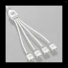 Spoons 5V 3-Pin Extension Cable For Computer Motherboard 1 Point 4 Hub Connection ARGB Splitter White