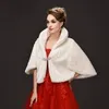 Faux Fur Wedding Bolero Bride Jacket Shawl Wrap Krap K9P0#