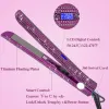 Irons Rhinestones Hair Flat Iron Floating Titanium Plate Hair Straightener 470°F MCH Fast Heating LCD Display 1 Inch Curling Irons