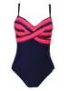 Kvinnors badkläder Andzhelika Push Up Swimsuit Swimming Plus Size Storlek Bodysuit 2024 Beach Bathing Suits Monokini