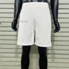 Black White Casual Fashion Jogger Drawstring Breeches High Quality Cotton Printing Shorts