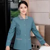 Shop Mall Property Service de nettoyage Uniforme Hôtel Femme Chambre Nettoyage Tante Vêtements de travail Automne et hiver Lg Sleev S1rg #