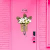 Decorative Flowers Brighten Home With Flower Basket Natural Tree Branch Door Wreath Spring Artificial For Venue