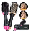 Föhn Brush Blow 3-in-1 Air Styler en Volumizer Eénstapsblazer Elektrische stijltangkam 240329