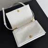 Luxury Designer Mini Cassette Crossbody Bag Mirror Quality Women Shoulder Bags 100% Calfskin Black White Purse Wedding Bags with Box