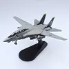 1/100 US Navy F-14 F-14A Tomcat Skeleton Fighter Plane Model Diecast Military Airplane Models for Collections and Gift