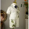 Zestawy odzieżowe Dzieci Suits Lats Autumn Wedding Baby urodzinowe Piano Performance Kostium Dzieci Chrzest Eid Festival Boys A2226