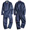 2024work Overalls Workers Uniform Men Women Working Coveralls Welding Suit Car Mechanic Jumpsuit Workshop Mechanic Clothes S-5xl C5FT#