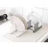 Kitchen Storage Pot Lid Holders Multifunctional Bookshelf Rack Cooking Spoon Dish Pan Cover Stand Organizer Tools