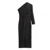 ueteey TRAF Casual Dres vrouwen 2023 Asymmetrische Dans Dameskleding Gratis Schip Dr Zomer Vrouw Trendy Avond Prom t79Z #