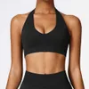 Lu Align Mulheres Penduradas no Pescoço Regatas Esportivas Sutiã de Alto Suporte Impacto Ruched Fitness Academia Yoga Top Roupas de Treino Push-up Espartilho Acolchoado Activewear Lemon Sports 2024