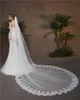 300 cm LG Veille de mariage de haute qualité Veille à deux couches Veille de mariée royale avec sequins Veil en dentelle aciés de mariage P8R7 #