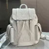 Neue, hochwertige Designer-Tasche, modischer Rucksack für Männer und Frauen, Überschlagtasche, altes Blumenlogo, verstellbarer Schultergurt, magnetischer Druckknopf, Leder-Schultasche mit großem Fassungsvermögen