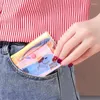 Sacs de rangement Transparent Laser Petit Sac Femmes PVC Porte-Monnaie Mode Clair Cosmétique Sac À Main Filles Porte-Carte Pour Enfants