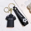 Chaveiro de designer para homens acessórios Copa de futebol estrela camisas figura chaveiro anéis fãs pequeno presente lembrança C Ronaldo Copa do Mundo chaveiro pingente